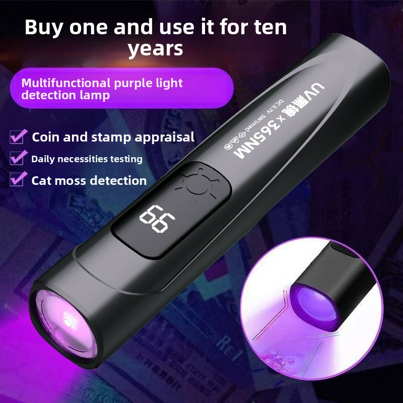 Resin Art Uv Light - 365nm UV Blacklight Flashlight Portable Ultraviolet