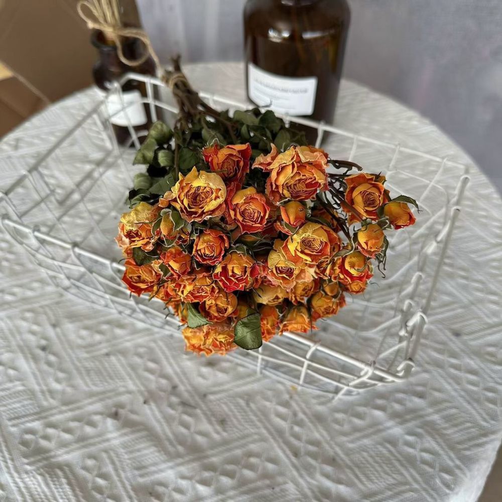 Resin Art Rose Preservation - Real Preserved Roses Dried Flower Bunch
