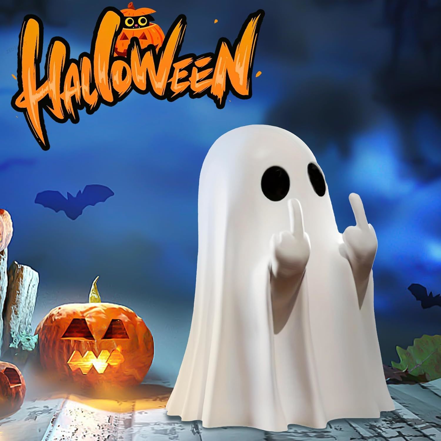 Halloween Ghost Figurine Funny - огляд і ціна Resin Art Coffee Table