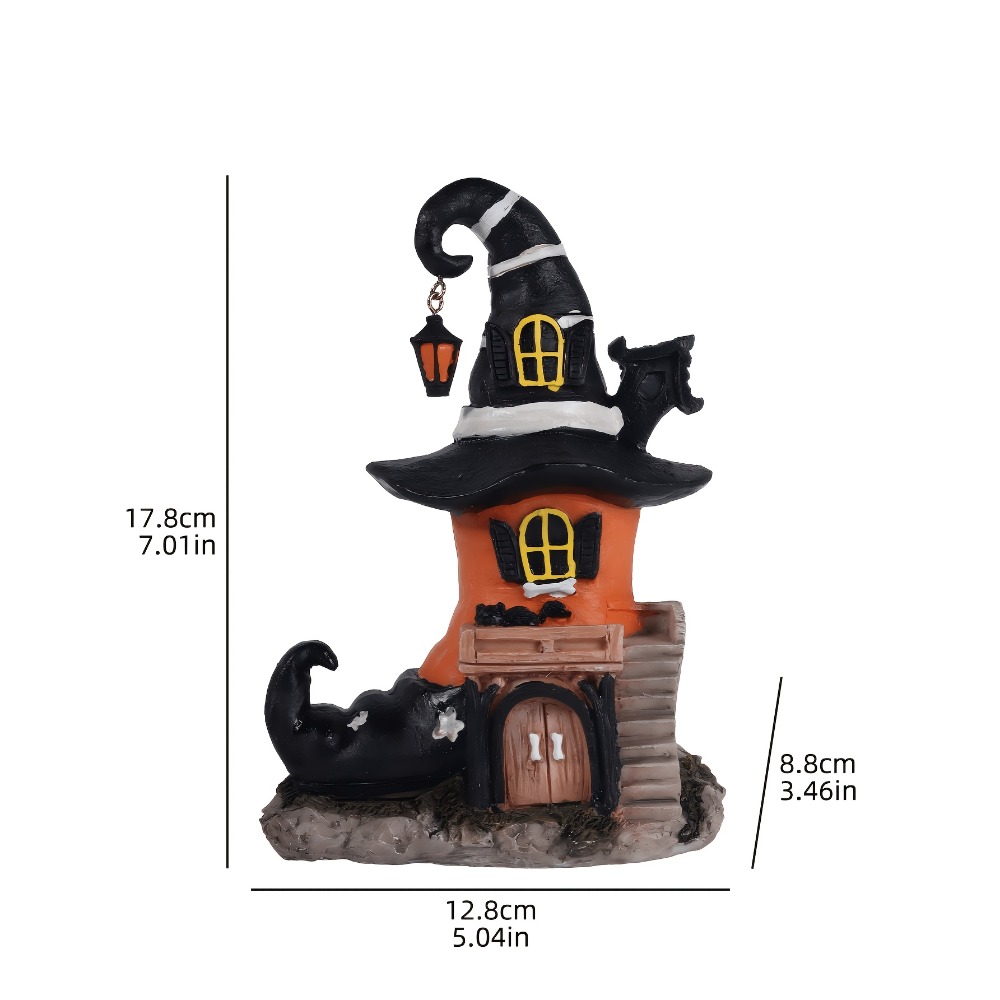 Halloween Resin Witch Shoe Hou - огляд і ціна Resin Art Coffee Table