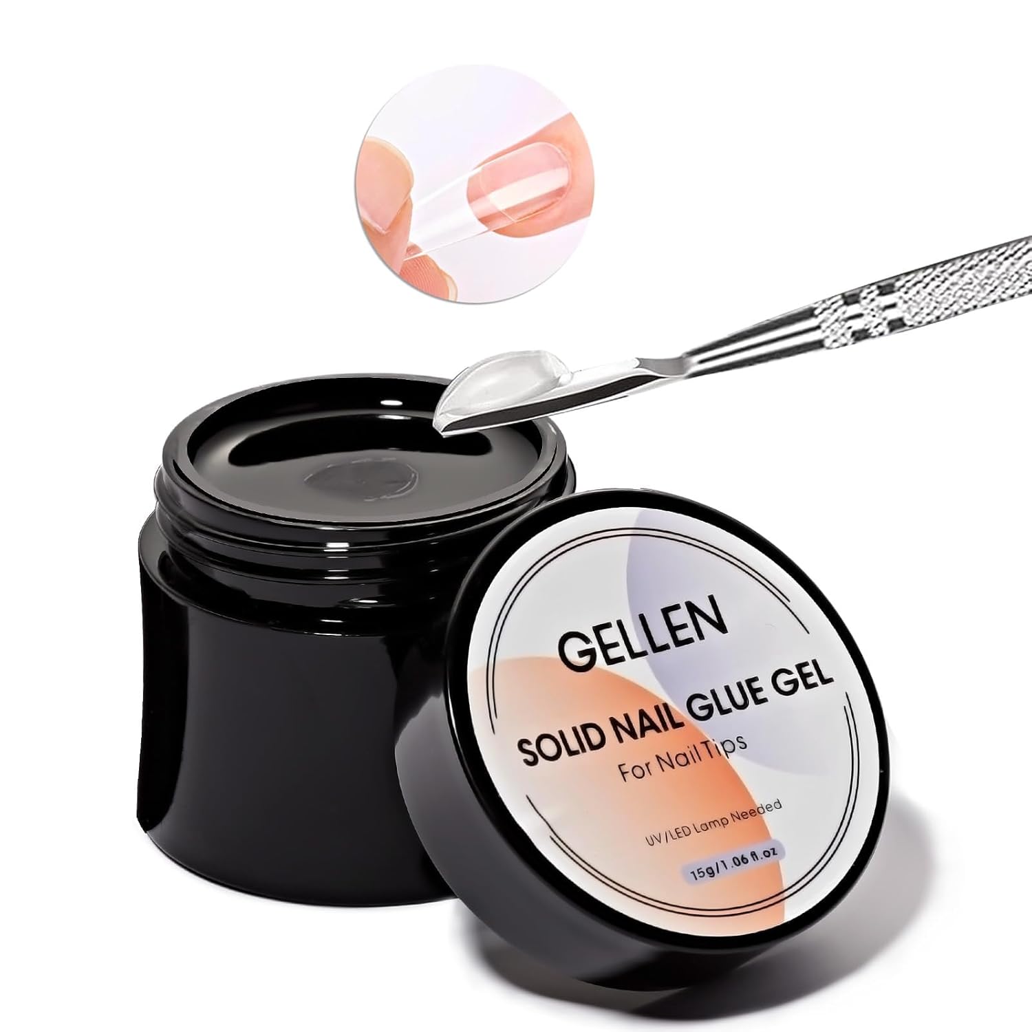 GELLEN Nail Solid Glue Builder - огляд і ціна Resin Art Gel
