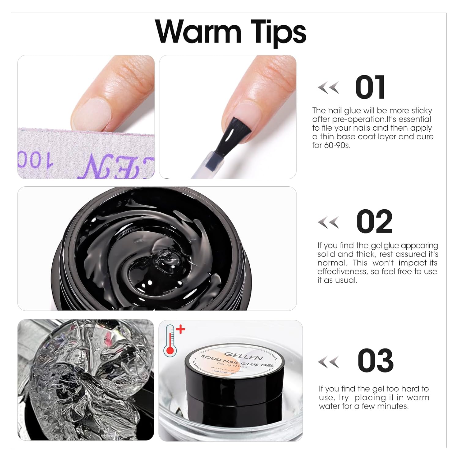 GELLEN Nail Solid Glue Builder - огляд і ціна Resin Art Gel