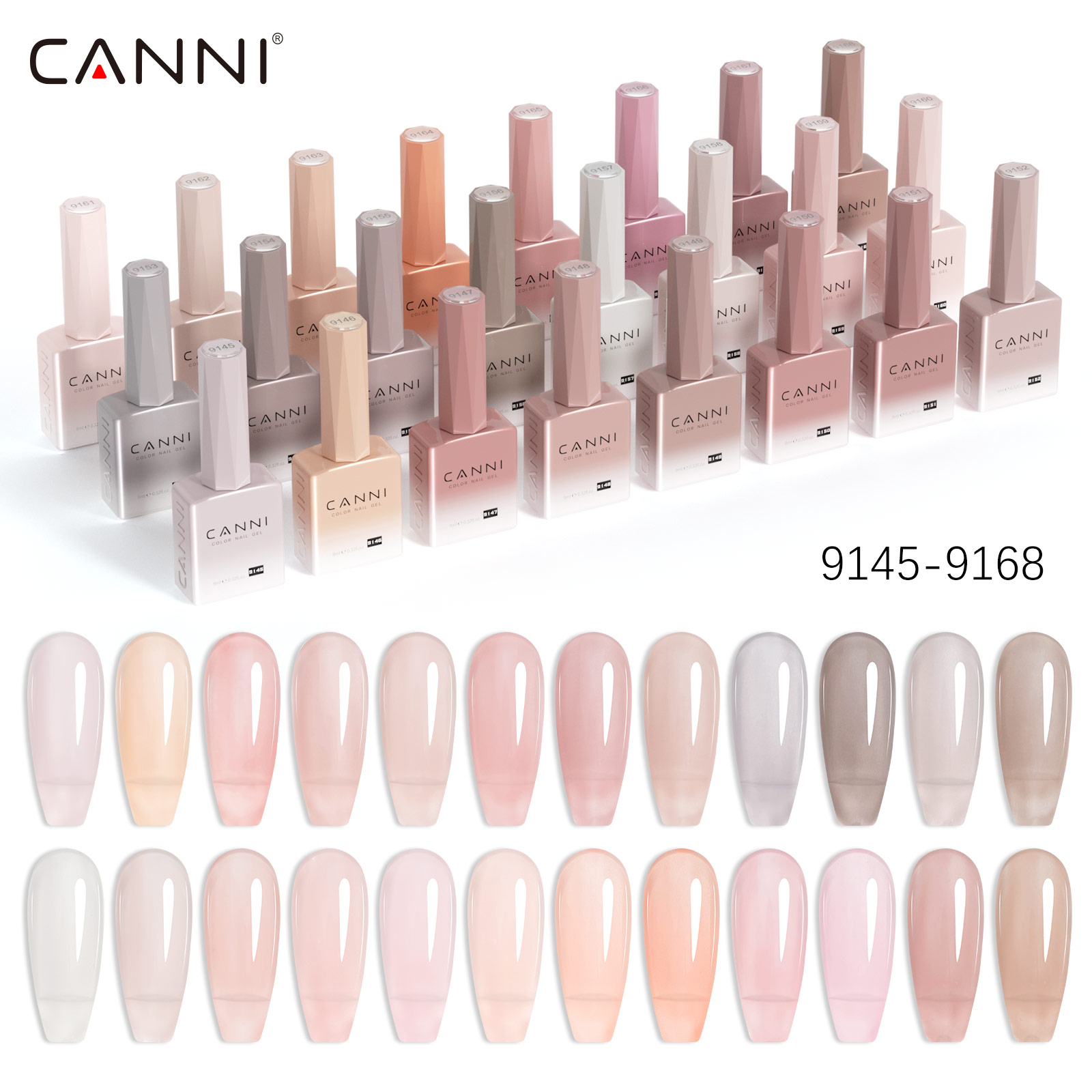 CC7 CANNI Nail Gel Polish 9ml  - огляд і ціна Resin Art Uv Light