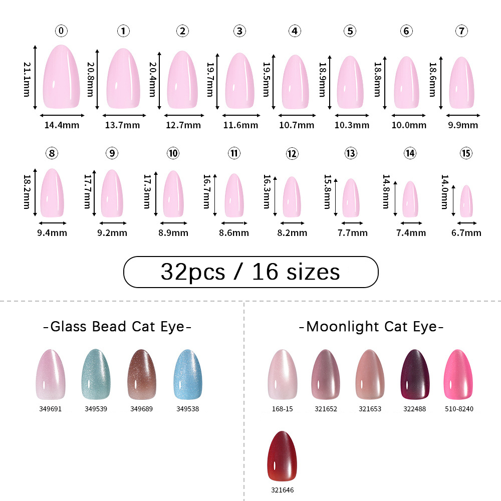VITAGWX 32pcs Press on Nails A - огляд і ціна Resin Art Gel