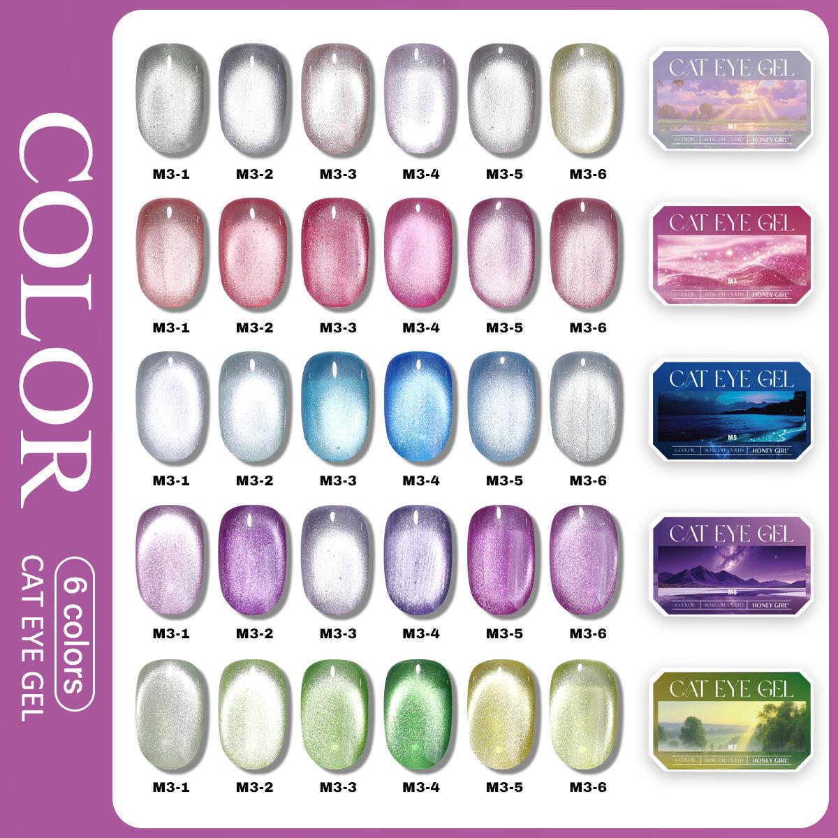 6 Grid Solid Cat Eye Gel Polis - огляд і ціна Resin Art Gel