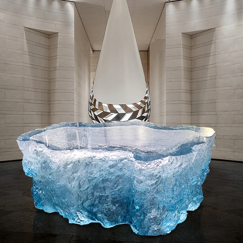 custom.Modern Minimalist Desig - огляд і ціна Resin Art Coffee Table