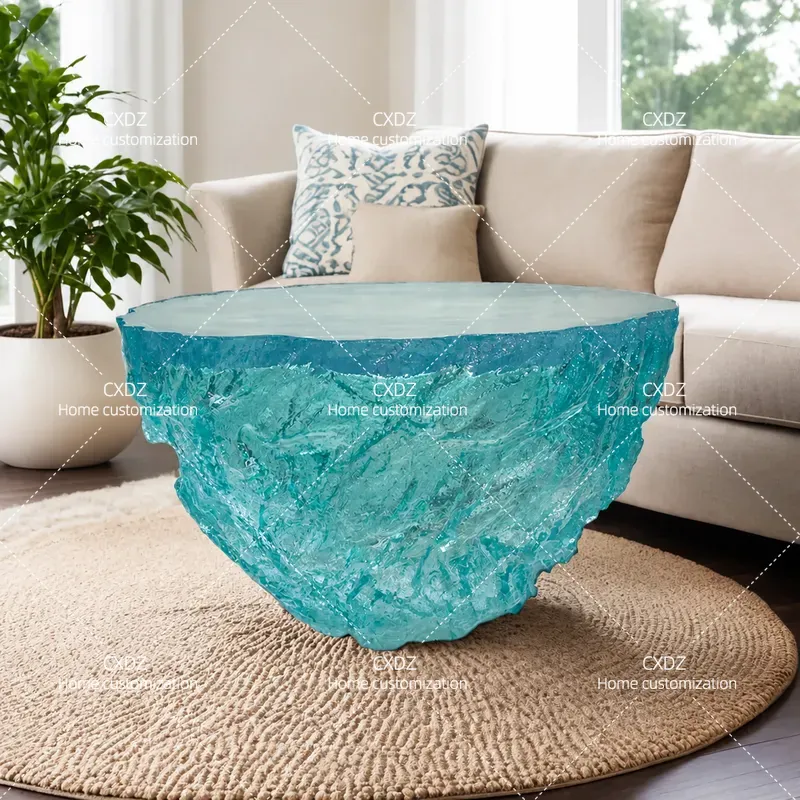 Luxury Transparent Epoxy Resin - огляд і ціна Resin Art Coffee Table