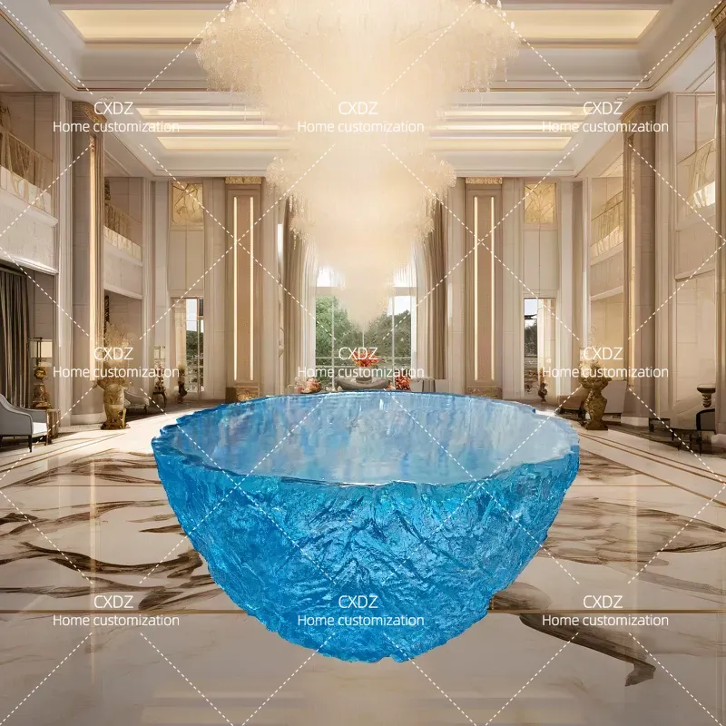 Luxury Transparent Epoxy Resin - огляд і ціна Resin Art Coffee Table