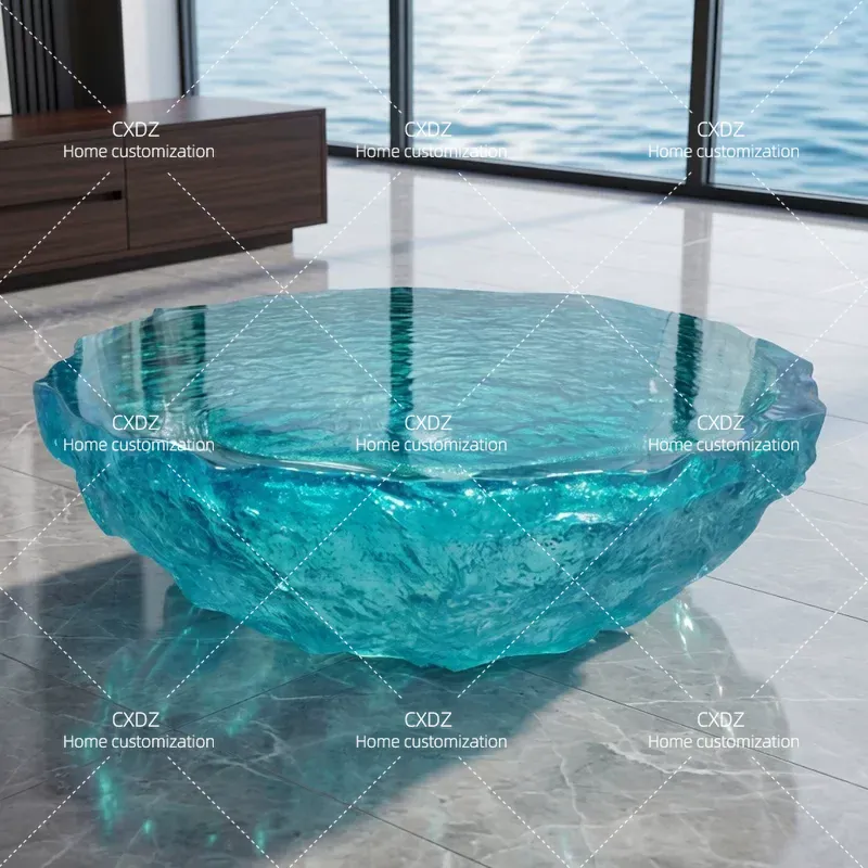 Luxury Transparent Epoxy Resin - огляд і ціна Resin Art Coffee Table