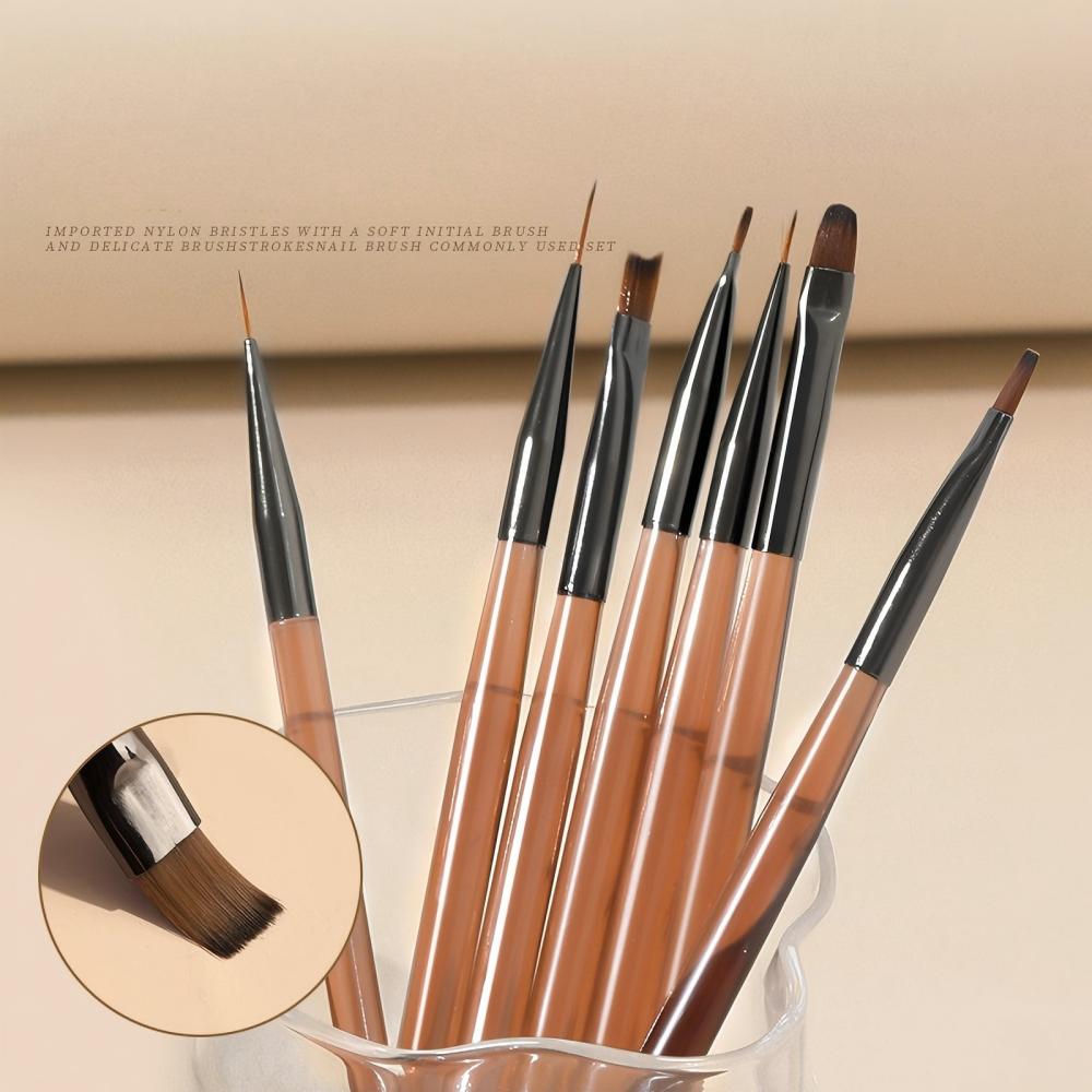 9Pcs Multi Head Nail Art Brush - огляд і ціна Resin Art Gel