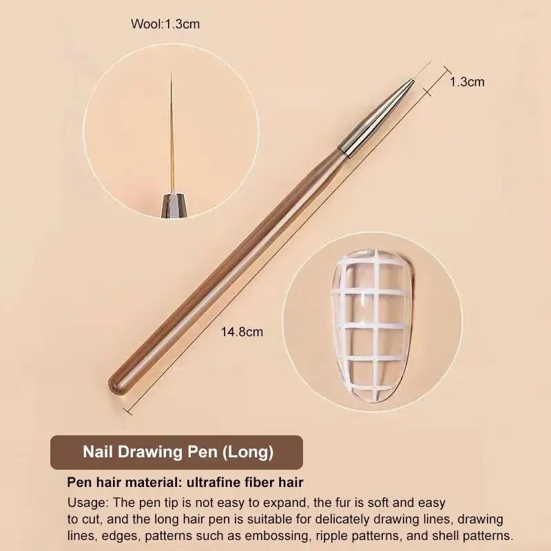 9Pcs Multi Head Nail Art Brush - огляд і ціна Resin Art Gel