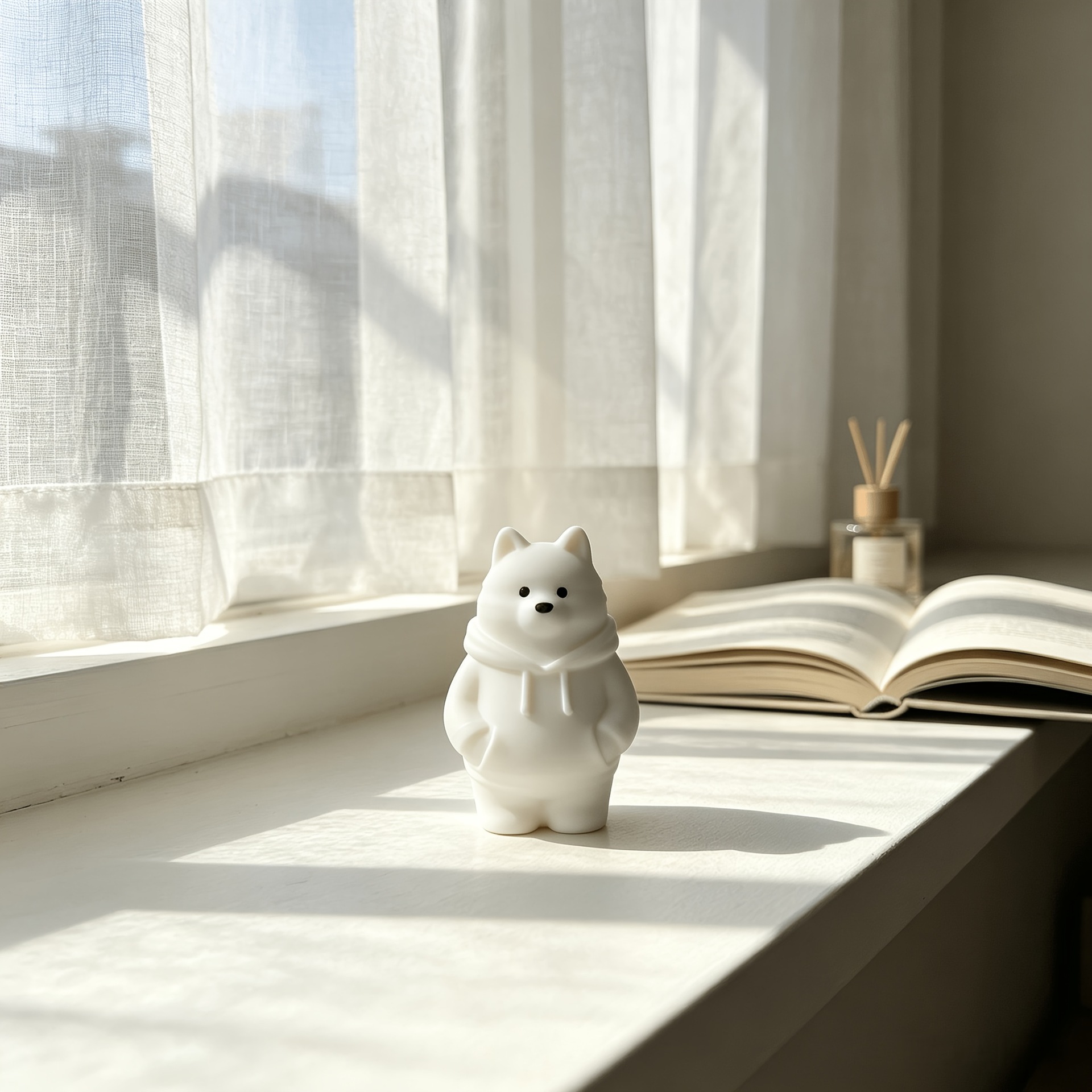 3D printed hoodie Samoyed hand - огляд і ціна Resin Art Coffee Table