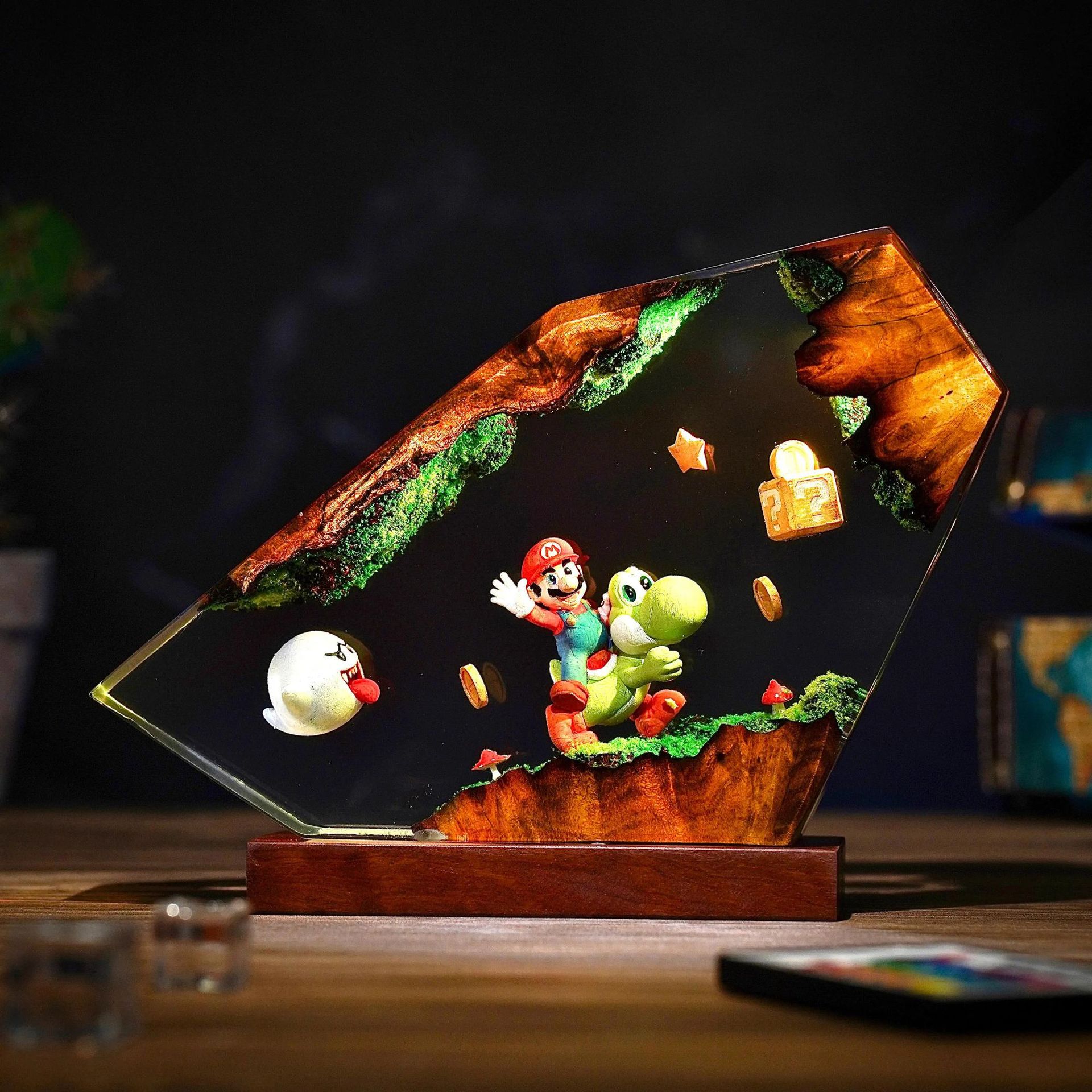 Table Resin Lamp Cartoon Anime - огляд і ціна Resin Art Things