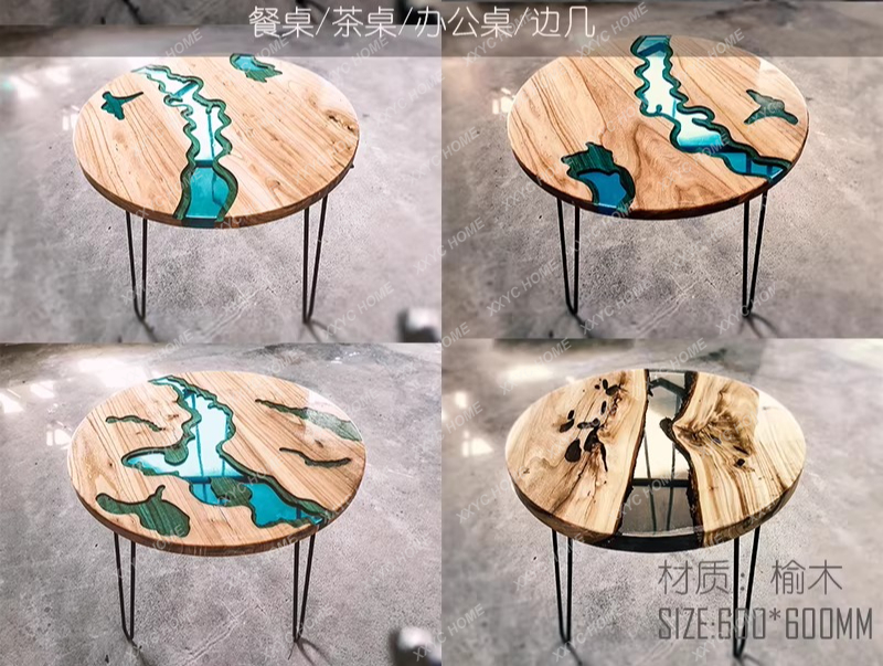 Creative art dining table epox - огляд і ціна Resin Art Coffee Table