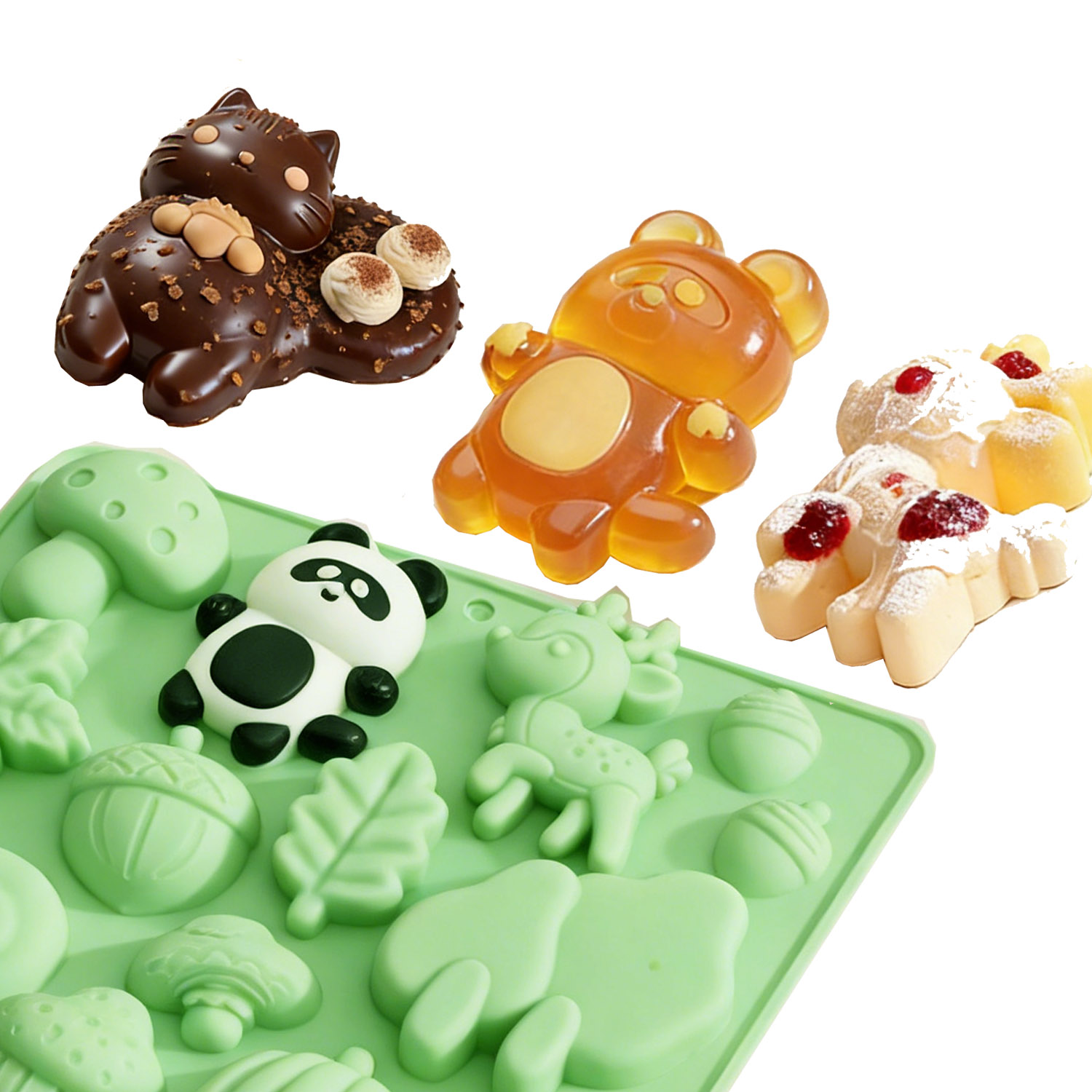1 Silicone Cake Mold in the Sh - огляд і ціна Resin Art Things