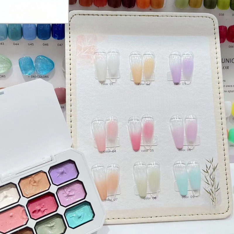 1pc Solid 9-grid Nail Patting  - огляд і ціна Resin Art Gel