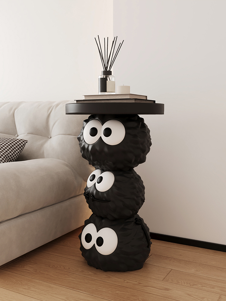 Creative Cartoon Coal Ball Cof - огляд і ціна Resin Art Coffee Table