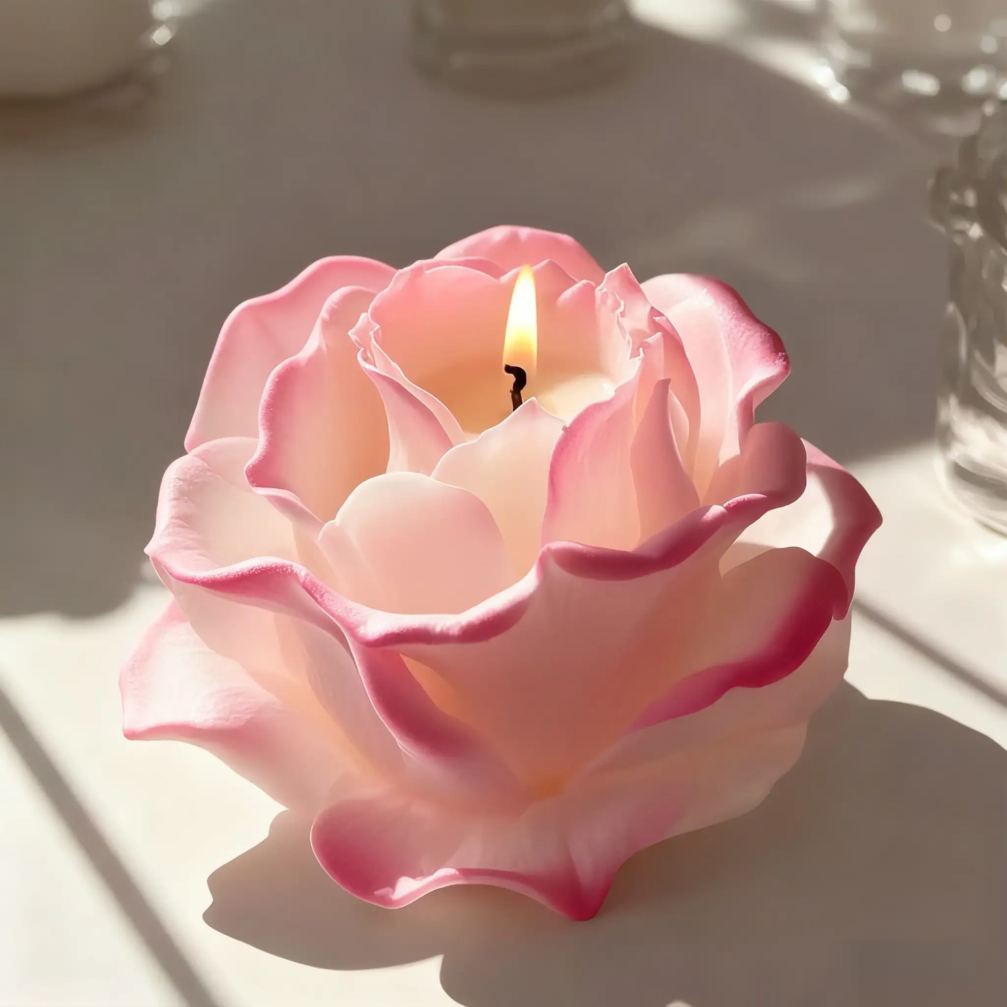 1 Piece 3D Elegant Rose Silico - огляд і ціна Resin Art Rose Petals