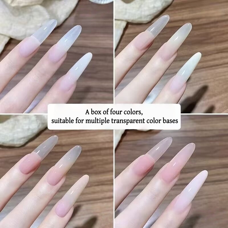 4 Colors Gradient pink ，nude P - огляд і ціна Resin Art Gel