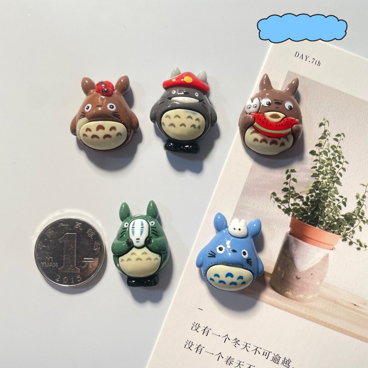 Totoro Anime Resin Fridge Magn - огляд і ціна Resin Art Things